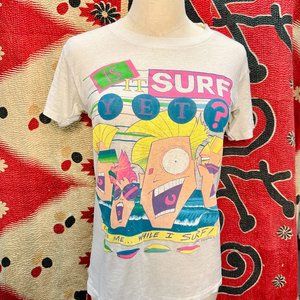 Vintage Thin Single Stitch Surf 90s T-Shirt Size S